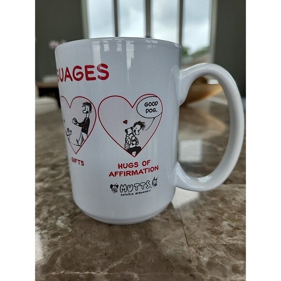 MUTTS Comic Strip Collectible Coffee Mug, By Patrick McDonnell, New - Picture 1 of 5